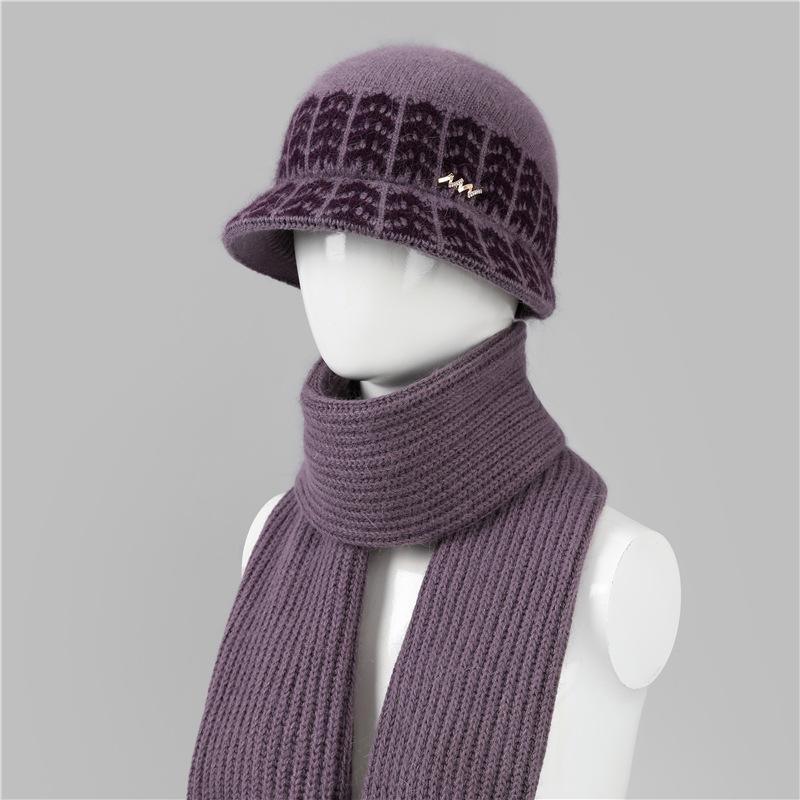 Old Man Hat Female Grandma Season Warm Basin Hat Winter Old Lady Mother Cold Wool Hat