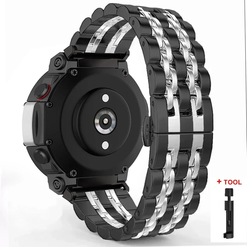 Для Amazfit T REX 3 Ремешок из нержавеющей стали Для Amazfit T Rex Pro/T-Rex Металлический браслет Ремешок для Amazfit T-Rex 2 amazfit tex Ремешки