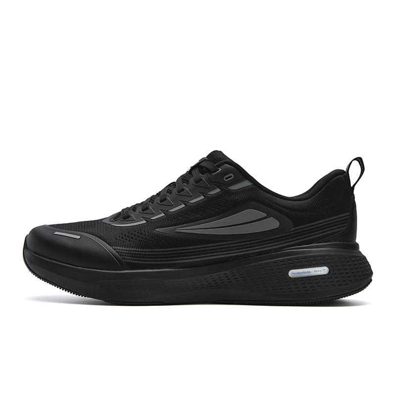 Fila Nuvole 3+ Run S Легкие Дышащие Амортизирующие Прочные Низкие Повседневные Тренировочные Кроссовки для Бега Мужские кроссовки Черно-Белые A12M541108FBS