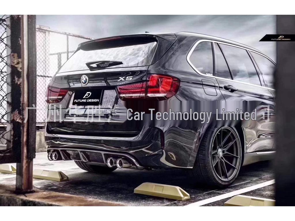 BMW X5 Задний диффузор в стиле RKP из углеродного волокна