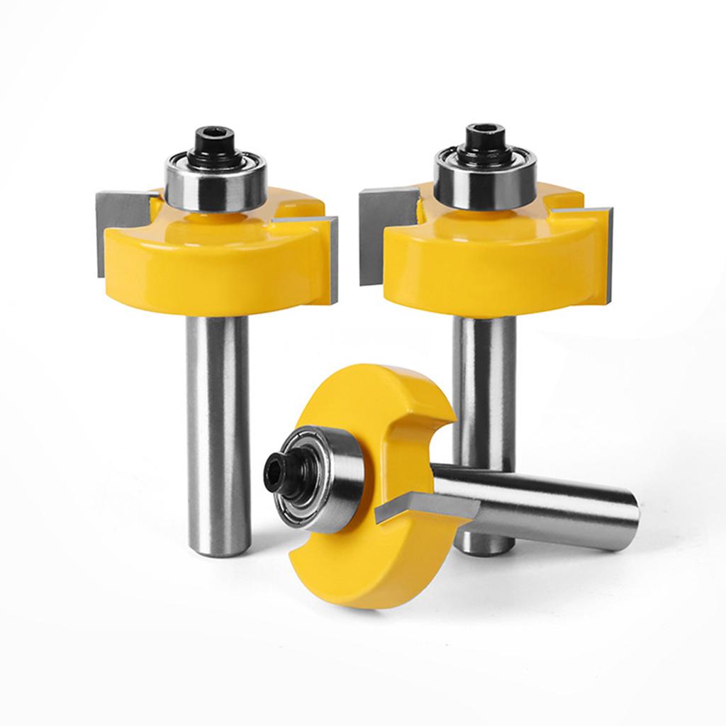 5 шт., 8 мм, хвостовик, Т-образный паз, фреза с подшипником, долбежная фреза, фреза Т-образного типа, шлицевая фреза