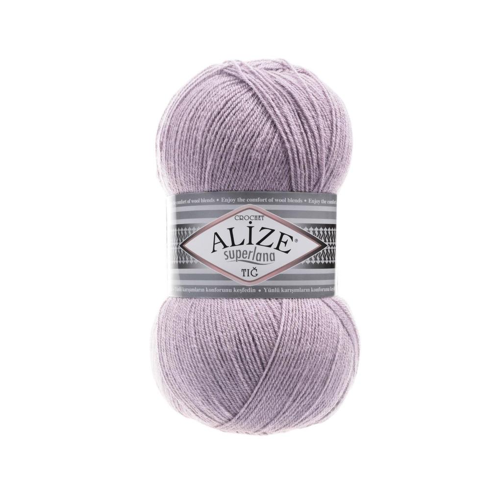 Шерстяная трикотажная пряжа - Alize Superlana Crochet(Тиг) - 4 Ball - Акрил - Платки - Аксессуары - Шарфы - Кардиган - 570 метров (100гр).