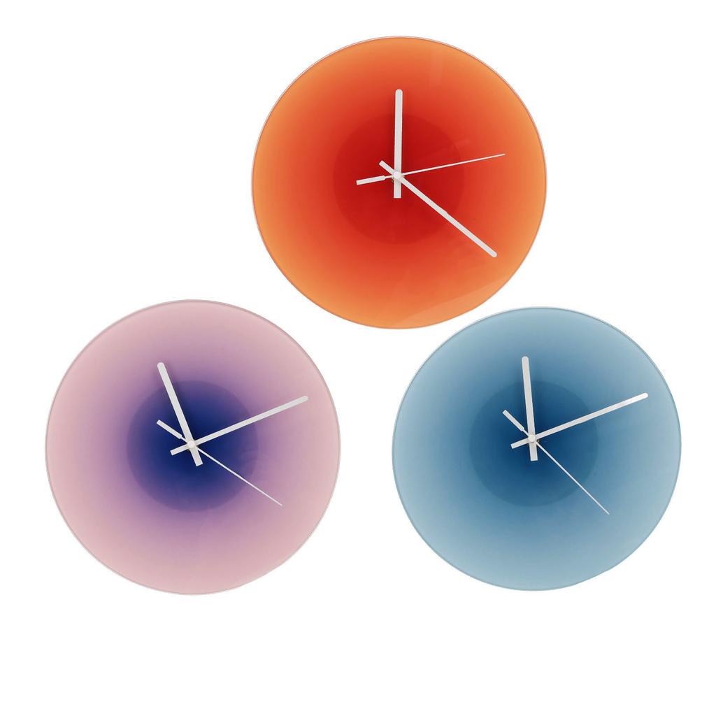 Кварцевые настенные часы 12 дюймов на батарейках Стеклянные Бесшумные Круглые настенные часы для гостиной кухни Cla