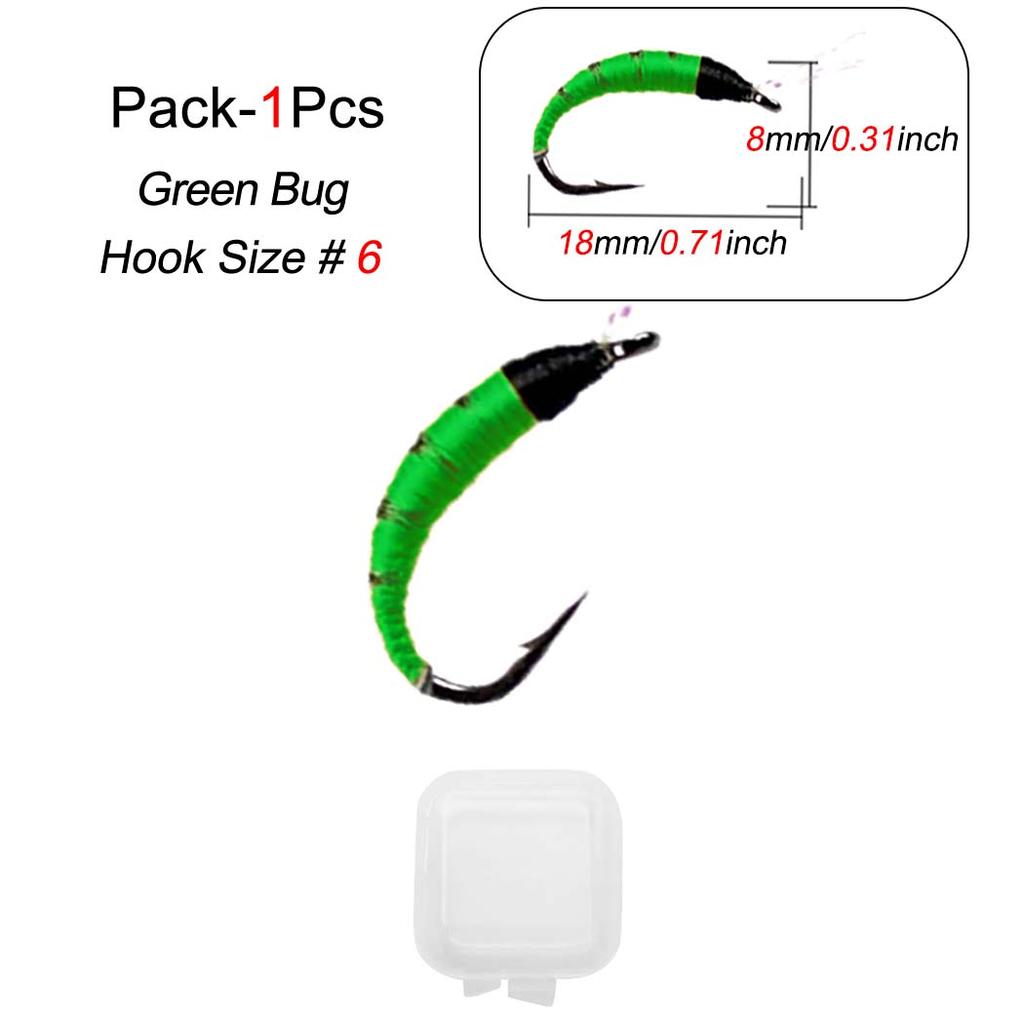 1/3Pcs Realistic Artificial Fly Fishing Lures Fly For Trout Fishing Artificial Insect Bait Lure Fishing