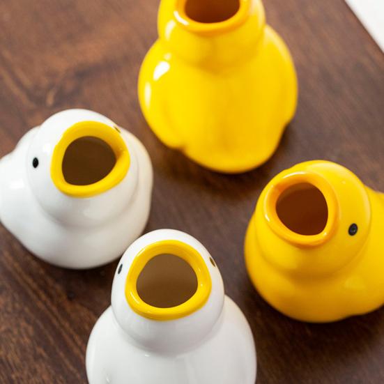 Cute Duck Toothbrush Holder High Durability Easy To Clean Animal Shaped Toothbrush Storage Rack Bathroom Decoration