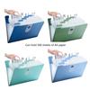 12 Pocket Accordian Folder Expanding Document Wallets Expandable File Wallets Document Folder File Organiser for Office