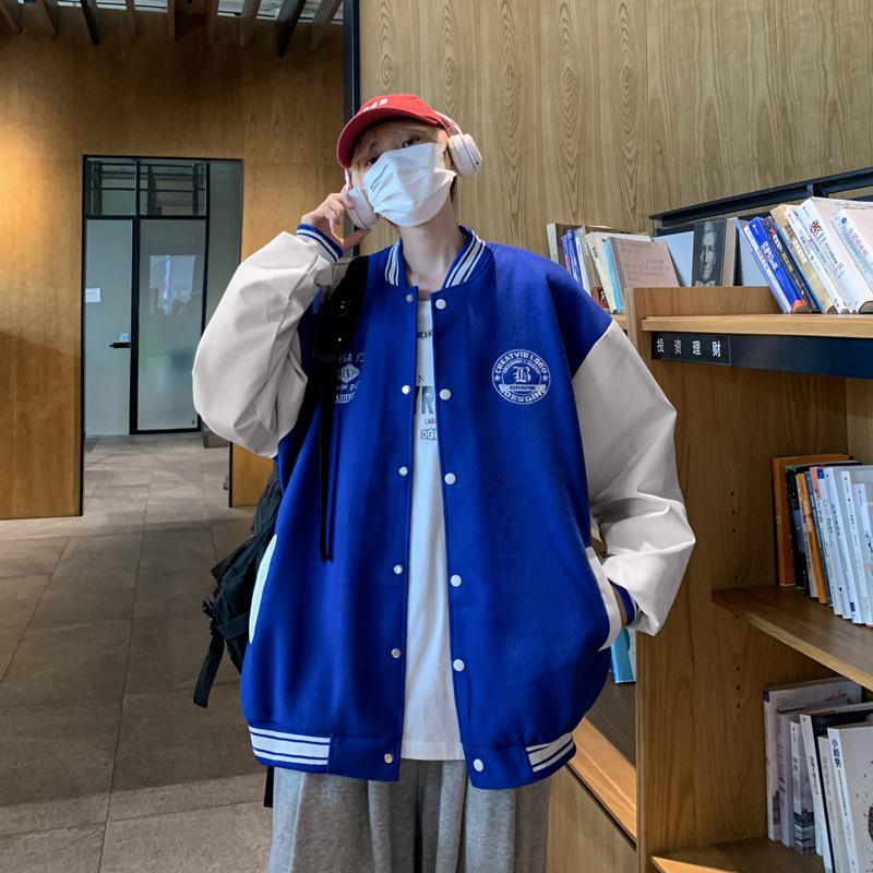 Куртка мужская пальто американский модный бренд бейсбольная одежда мужская весенняя новинка свободная вышитая повседневная куртка