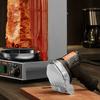 Electric Shawarma Knife Turkish Doner Kebab Meat Gyro Cutter with 2 Blades