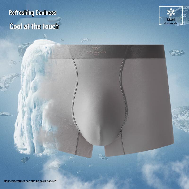 Мужские премиальные антибактериальные боксеры-брифы Seven Wolves