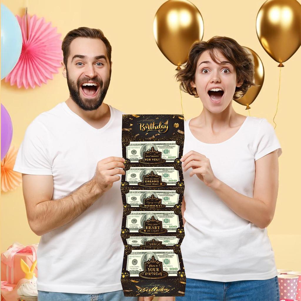 Red Folding Classic Packet With Black Gold Finish For Christmas Gifting Festive