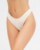 Хлопковые фактурные трусики стринги ISSA Plus