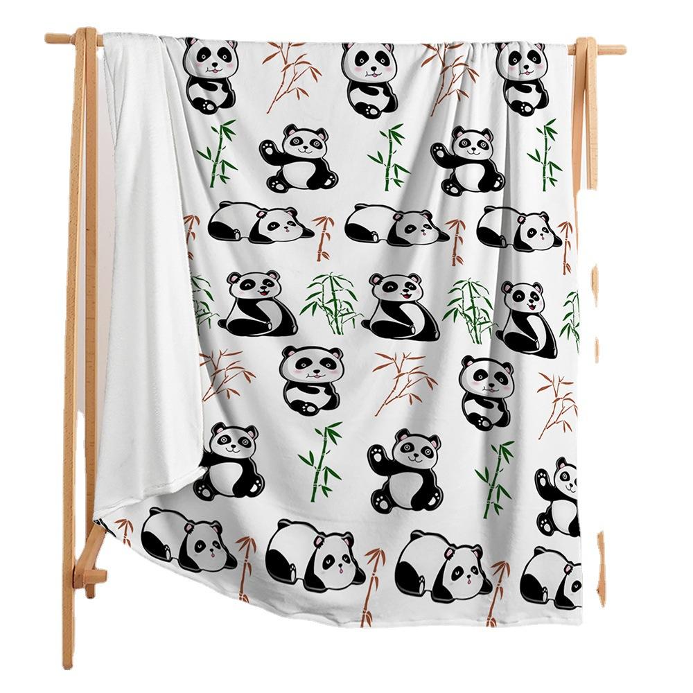Blankets Cute Panda Blankets Flannel Bedroom Office Blankets Cover Blankets For All Seasons