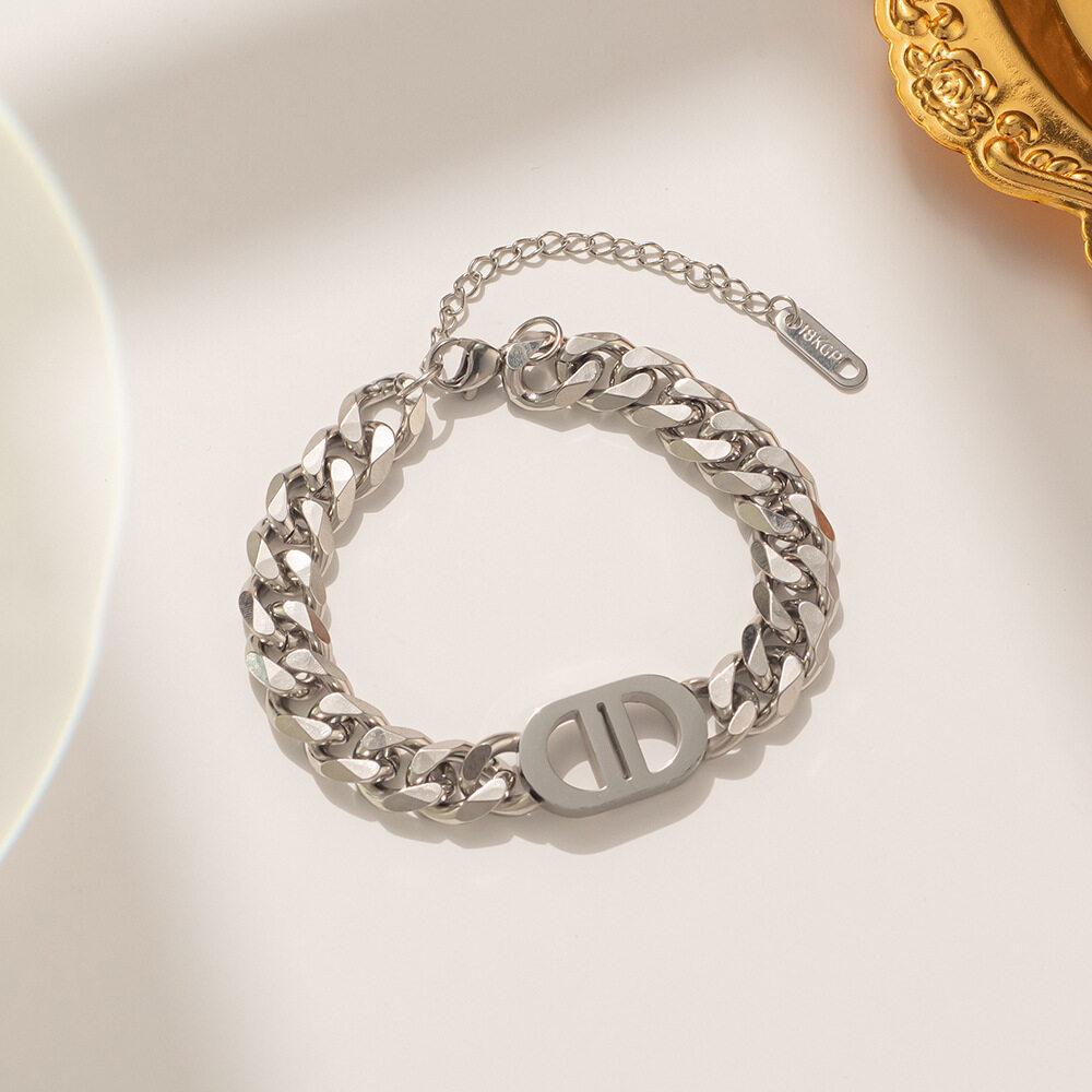 Темпераментный двусторонний браслет из нержавеющей стали, черный/цвет ракушки, четырехлистный клевер, элегантный браслет из розового золота