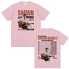 Singer Shawn Unisexdes on The Road Again Tour 2025 Print T Shirts Unisexs Women Hip Hop T Shirt 100 Cotton ONeck Tshirt Streetwear
