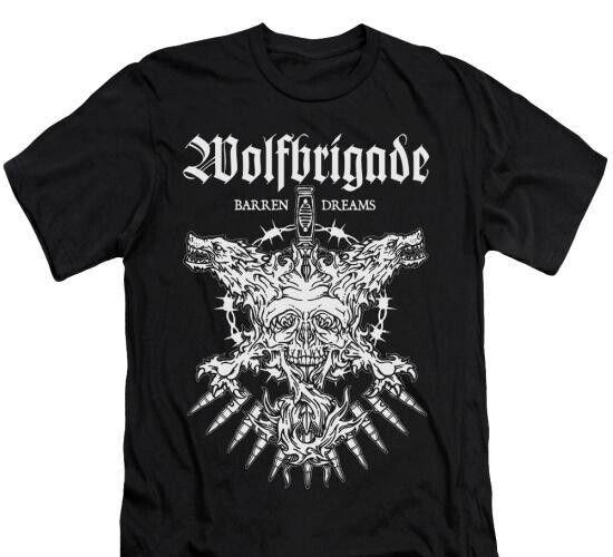 Футболка Wolfbrigade barren dreams, Инди-рок Панк Метал Готика, Унисекс