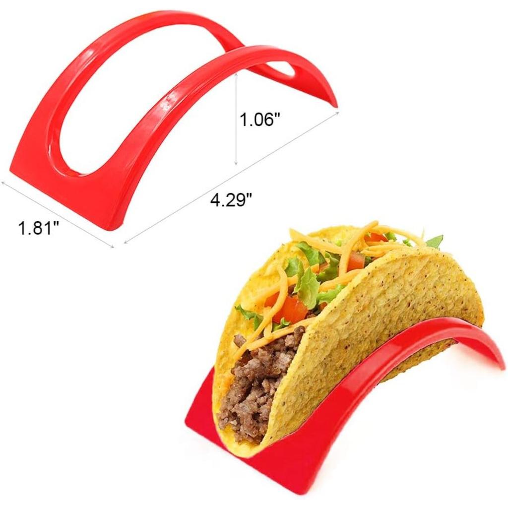10pcs Taco Holder Mexican Pancake Rack Tortilla Tray Food Pallet Holder Kitchen Supplies Cooking Porta Hot Dog Roti Maker