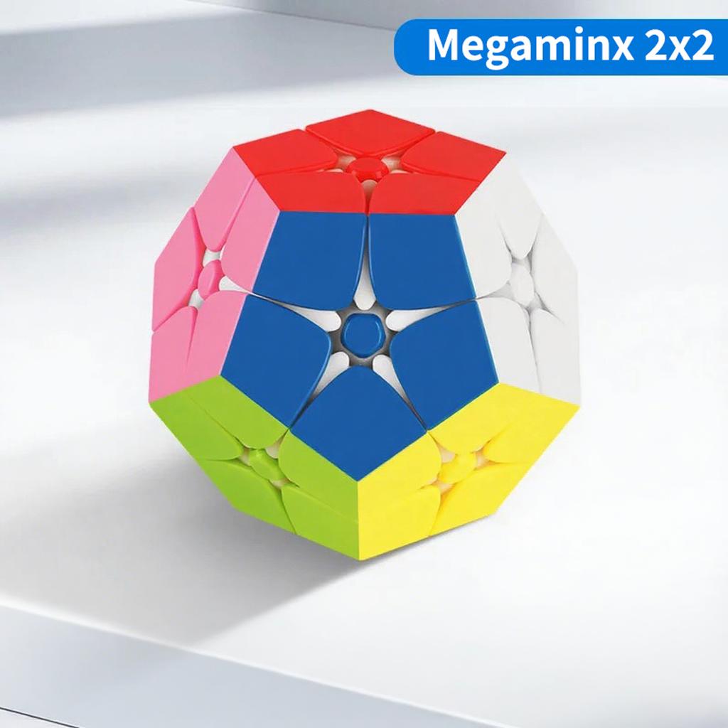 Sengso Speed Cube Megaminx 2X2 3X3 4X4 5X5 6X6 7X7 12-Sided Puzzle Dodecahedron For Kids Competition Cube Stickerless Puzzle