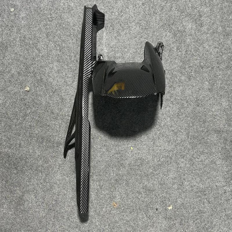 For BMW S1000RR M1000RR S1000R 2019-2023 21 22 ABS Carbon Fiber Rear Mudguard Chain Cover Splash Guard Fairing Motorcycle Parts