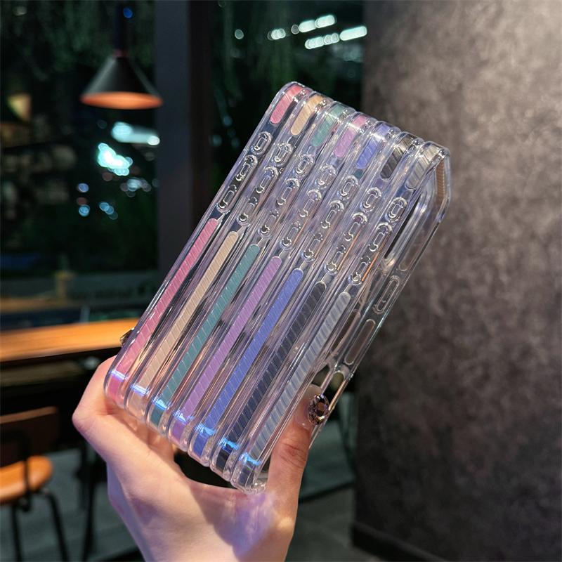 Роскошный блестящий чехол Magsafe для беспроводной зарядки для iPhone 16 15 14 13 12 Pro Max Plus Магнитное покрытие Прозрачная жесткая задняя крышка