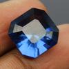 Natural Genuine Sapphire Loose Gemstone   10.45 Ct Blue Square Cut Ring