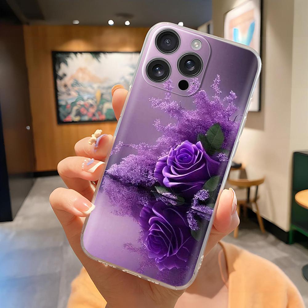 Ударопрочный чехол для iPhone 16 Pro Max Funda Животные Расписная задняя крышка для iPhone16 Pro Plus Max Мягкая силиконовая задняя крышка Coque