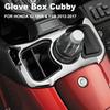 Motorcycle Glove Box Cubby Storage Box with Cup Holder For Honda Goldwing GL 1800 GL1800 Gold Wing F6B 2012-2017