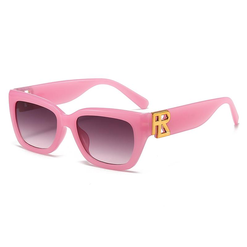 1pcs European Men's and Women's Cat Eye Frame Fashion Sunglasses for Summer Sunshade, Sunscreen, UV Protection, Lightweight Glas