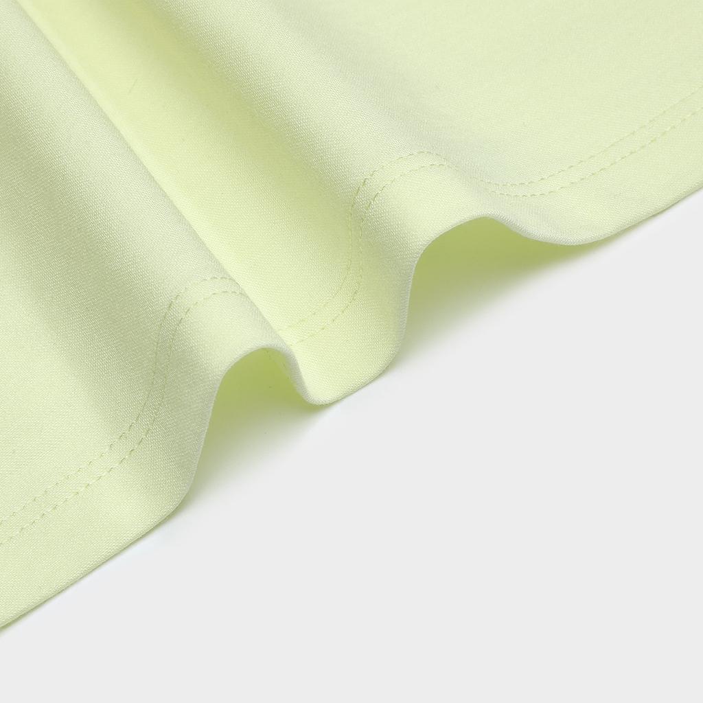 Fila 2023 Autumn New Woven Short Sleeve Shirt Round Neck Outdoor Sports Top Women Tops Sweet-Buckwheat A11W331111F-YE