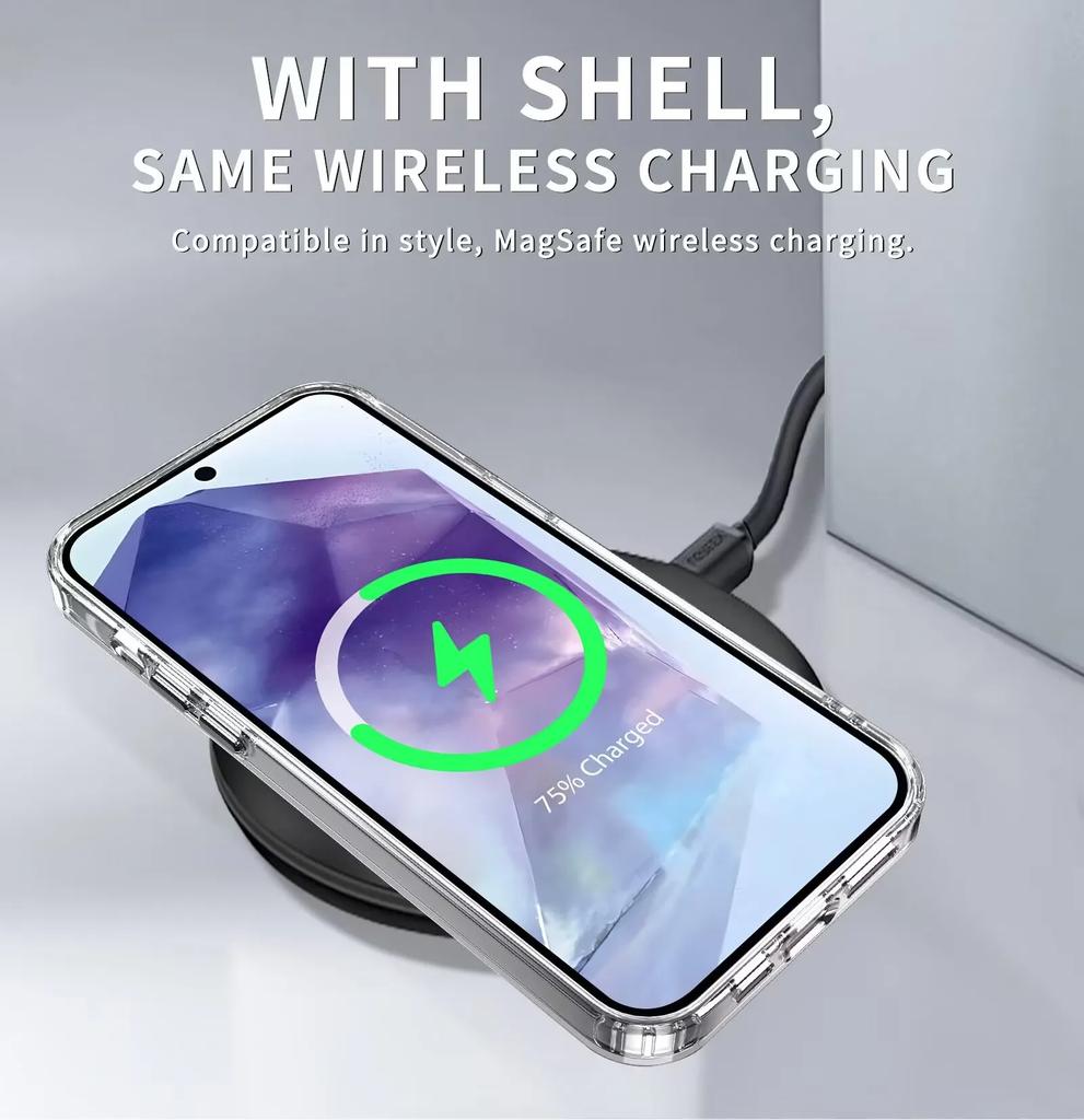 Роскошный прозрачный противоударный защитный чехол для Samsung Galaxy A56 A55 A54 A53 A36 A35 A34 A26 A25 A16 A15 A14 4G 5G