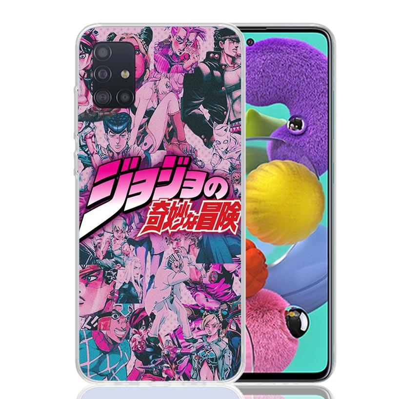 Чехол для телефона JoJo's Bizarre Adventure для Samsung Galaxy A52 A32 A22 A12 A02S A50S A30S A51 A31 AA71 Note 20 Ultra 10 S10 Plus G