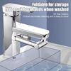 1/2 шт. Поворотный удлинитель крана Сверхпрочный сплав Выдвижная штанга Аэратор для раковины ванной комнаты и кухни Вращающийся удлинитель крана Фильтр с 2 режимами распыления