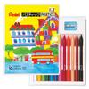 Crayon Colored Pencil Pastic 12 Colors GC1-12D