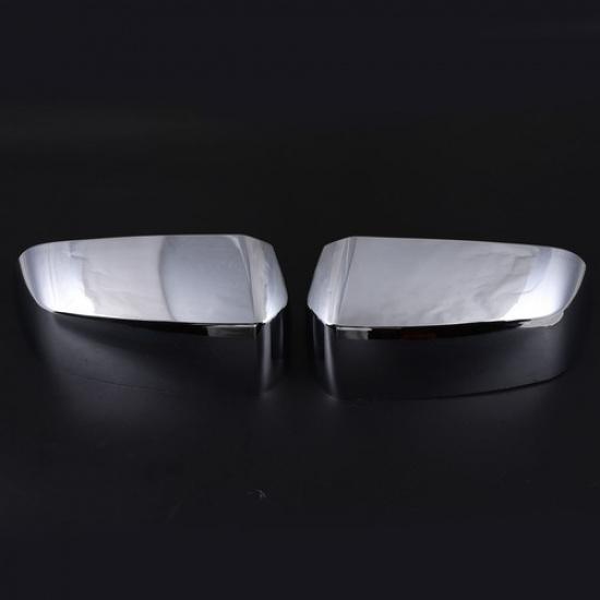 ABS Silver Side Rearview Mirror Cover Caps Trim For Ford Ranger  2024