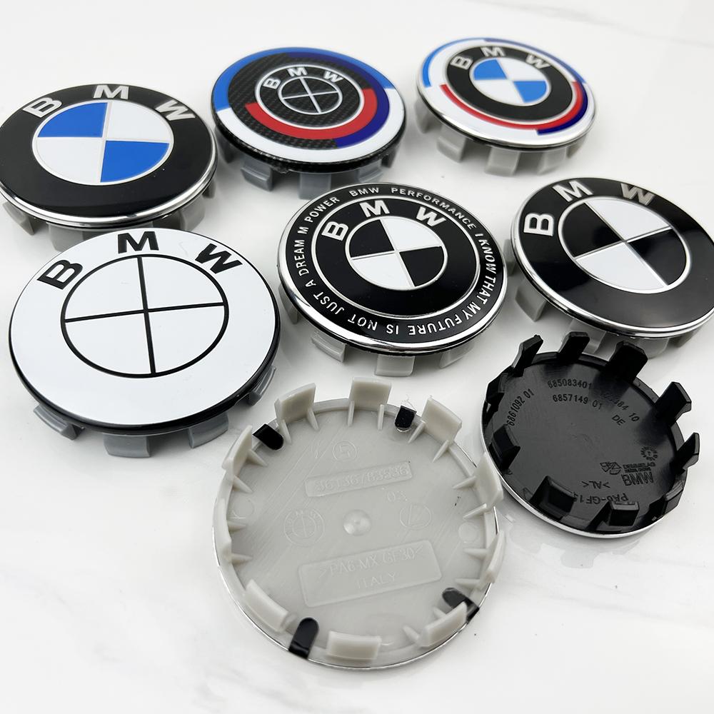 FD23-20pcs 60MM 68MM 50th Anniversary Car Wheel Hub Center Cap Cover For BMW M E46 X1 X2 X3 X4 X5 X6 F48 G01 E84 E83 F30 G30 G32 G01