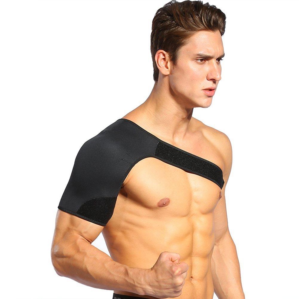Men's Shoulder Support Brace Right Shoulder Brthable Shoulder Support for Pain Rel