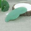 Hot Massage Tool Guasha Board Natural Green Jade Scraping Plate Scraper Stone Massager Thin Slimming Face V-line Beauty