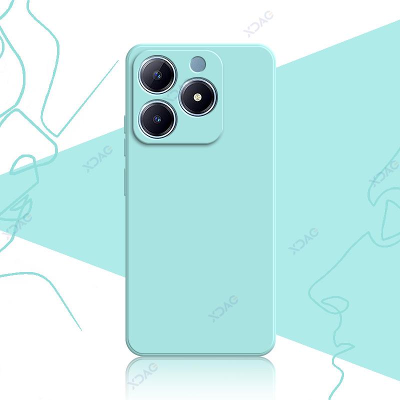 Чехол для мобильного телефона Realme C61 C63 4G Global Soft Luxury Square Liquid Silicone Cover RealmeC61 RealmeC63 Shield Bags