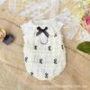 Spring and Summer Breathable Cake Lace Vest Pet Dog Dog Cat Clothing Air Conditioning Clothing Suspender Bichon Teddy Dog
