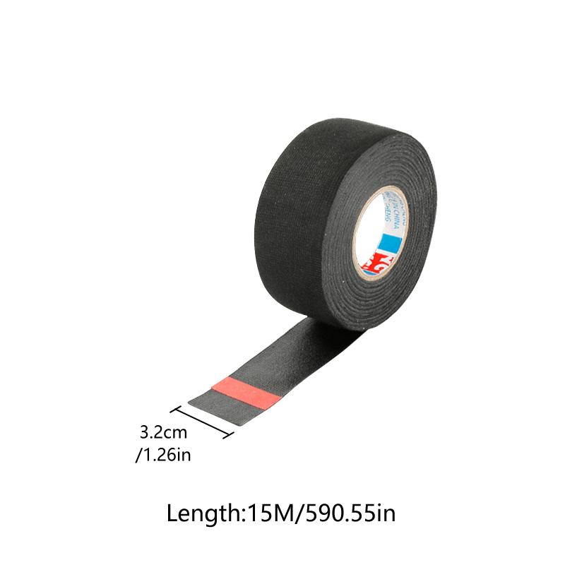 1 рулон, клейкая ткань для кабеля, тканевый жгут проводов, лента для проводов, фланелевая лента, термостойкая