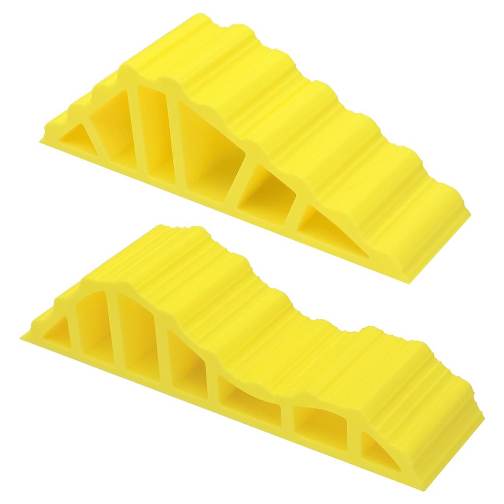 2PCS RC Climbing Curved Obstacle Plastic RC Car Obstacle Set for TRX4M SCX24 FCX24 1/18 1/24 Scale Crawler Car
