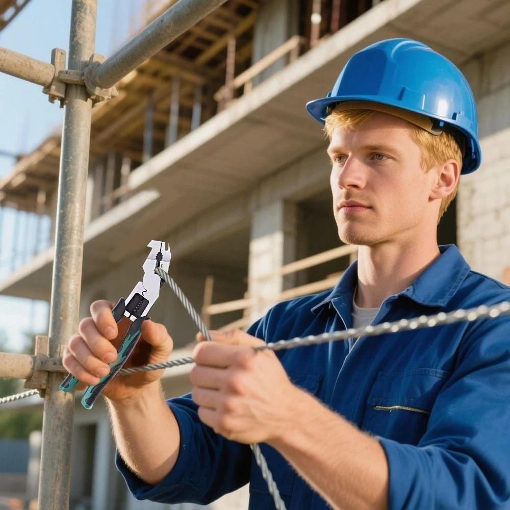 Easy Gripping Cable Cutter Heavy Duty Electrical Crimping Pliers Wire Stripper  Professional Wiring