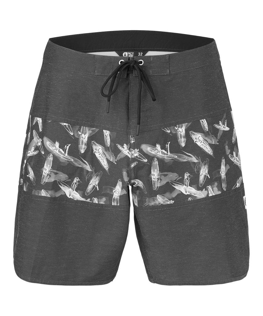 PICTURE ORGANIC CLOTHING Шорты для серфинга Andy 17 с принтом Heritage (черный)