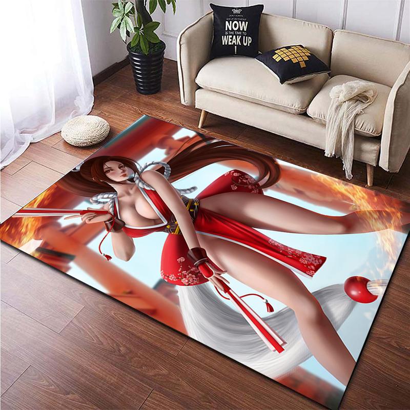 Сексуальный аниме девушка принт творческий ковер игровая комната вечерние бикини пляжный коврик коврик для йоги украшение дома декор комнаты туалетный коврик