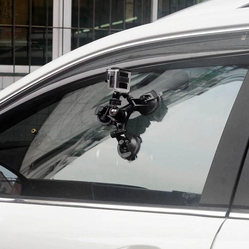 Автомобильный держатель для экшн-камеры, крепление на присоске, крепление для видеокамеры на лобовое стекло, многоцелевая подставка для камеры