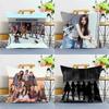 1 шт. Популярная женская группа K-pop B-Babymonster Наволочка Квадратная Спальня Диван Отдых Комфортная Подушка Автомобиль Домашний Декор
