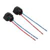 2 Pcs H11 Female Adapter Plug Connector Wiring Harness Sockets with Wire Pigtails for Headlight Fog Light