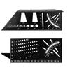 Multi-functional 45/90 Degree Angle  Ruler Precisie Woodworking Square Ruler Scribing Gauge