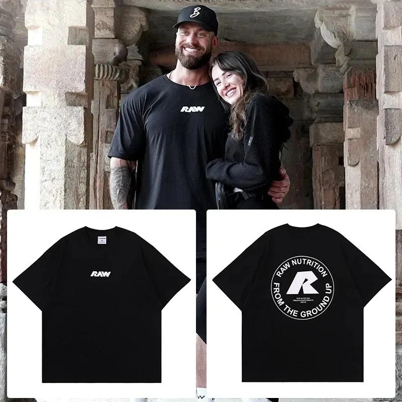 Летние спортивные штаны Thavage Muscular CBUM Мужские футболки Спортивные повседневные хлопковые футболки с круглым вырезом для занятий спортом Бег Бодибилдинг Короткий рукав