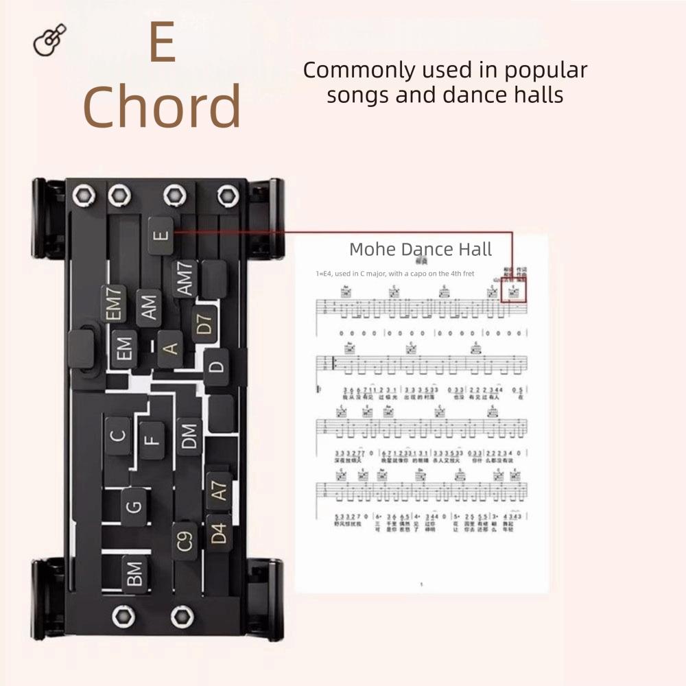 Portable Design Guitar Aid Chords Trainer Guitar Finger Practice Tool Guitar Learning
