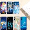 Прозрачный чехол для телефона Золушка для Motorola Moto G7 G8 G9 G84 G85 G73 G24 G15 Z2 Play Power Plus